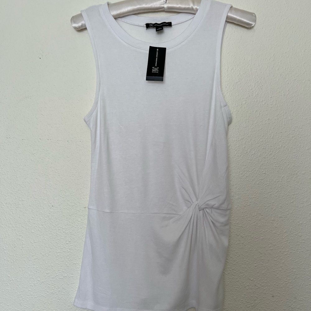 iNC Twist Front Women Tank top size M
